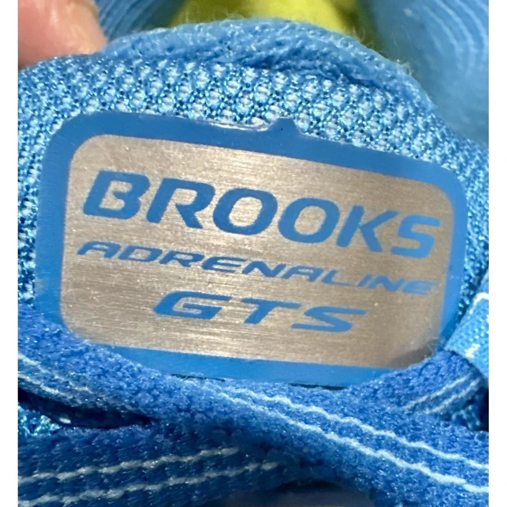 Brooks Adrenaline GTS 15 Running Shoes Blue Silver 1201741B179 Women's Size 8 B